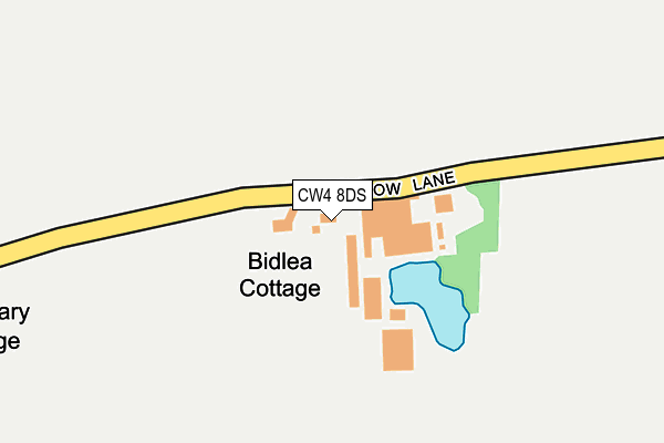 CW4 8DS map - OS OpenMap – Local (Ordnance Survey)