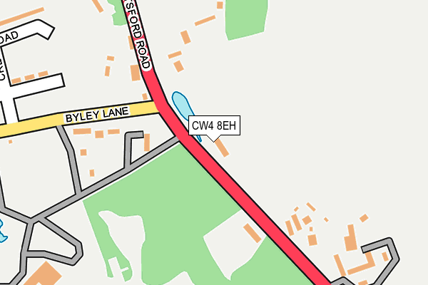 CW4 8EH map - OS OpenMap – Local (Ordnance Survey)