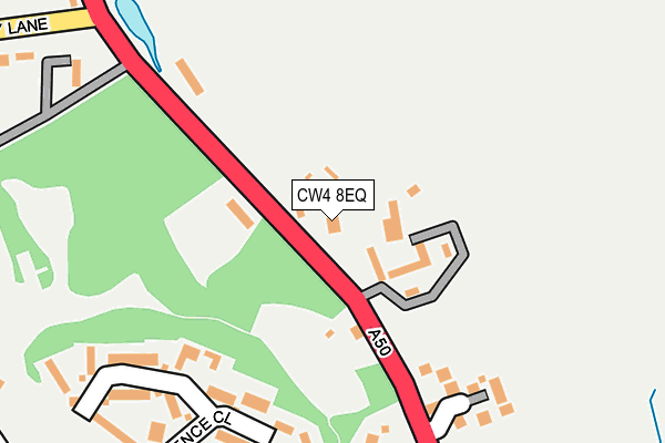 CW4 8EQ map - OS OpenMap – Local (Ordnance Survey)