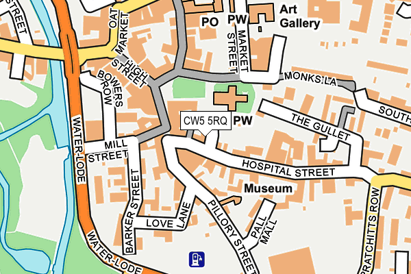 CW5 5RQ map - OS OpenMap – Local (Ordnance Survey) CW5 5RQ map - OS OpenMap – Local (Ordnance Survey)