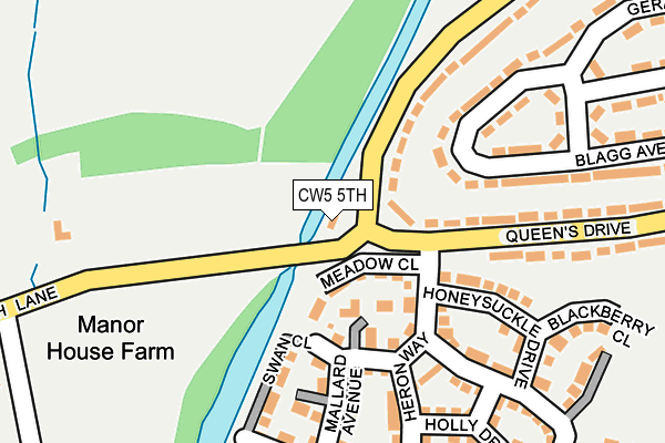 CW5 5TH map - OS OpenMap – Local (Ordnance Survey) CW5 5TH map - OS OpenMap – Local (Ordnance Survey)