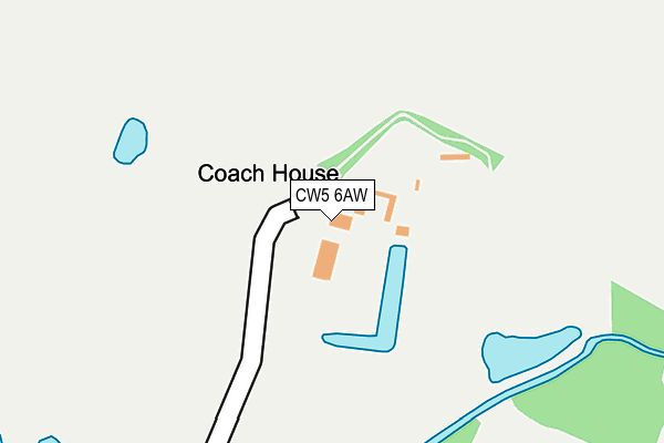 CW5 6AW map - OS OpenMap – Local (Ordnance Survey) CW5 6AW map - OS OpenMap – Local (Ordnance Survey)