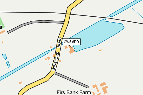 CW5 6DD map - OS OpenMap – Local (Ordnance Survey) CW5 6DD map - OS OpenMap – Local (Ordnance Survey)