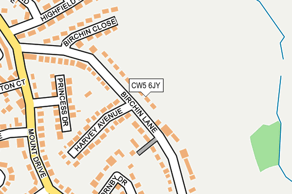 CW5 6JY map - OS OpenMap – Local (Ordnance Survey) CW5 6JY map - OS OpenMap – Local (Ordnance Survey)