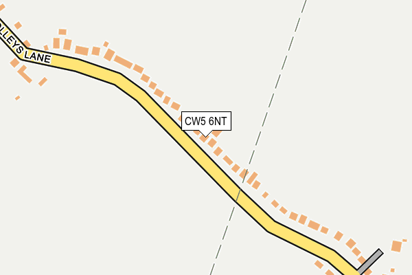 CW5 6NT map - OS OpenMap – Local (Ordnance Survey) CW5 6NT map - OS OpenMap – Local (Ordnance Survey)