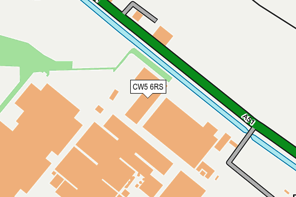 CW5 6RS map - OS OpenMap – Local (Ordnance Survey) CW5 6RS map - OS OpenMap – Local (Ordnance Survey)