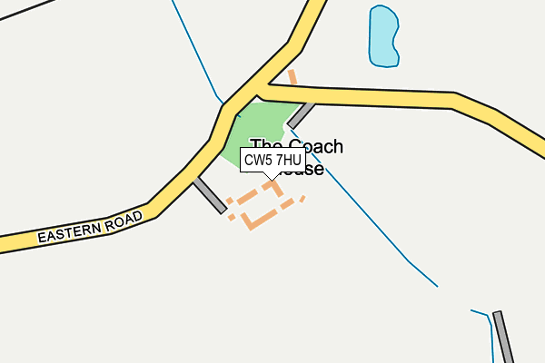 CW5 7HU map - OS OpenMap – Local (Ordnance Survey) CW5 7HU map - OS OpenMap – Local (Ordnance Survey)