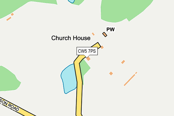 CW5 7PS map - OS OpenMap – Local (Ordnance Survey) CW5 7PS map - OS OpenMap – Local (Ordnance Survey)