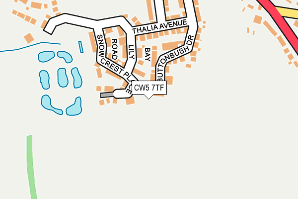 CW5 7TF map - OS OpenMap – Local (Ordnance Survey) CW5 7TF map - OS OpenMap – Local (Ordnance Survey)