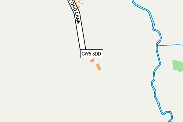 CW5 8DD map - OS OpenMap – Local (Ordnance Survey) CW5 8DD map - OS OpenMap – Local (Ordnance Survey)