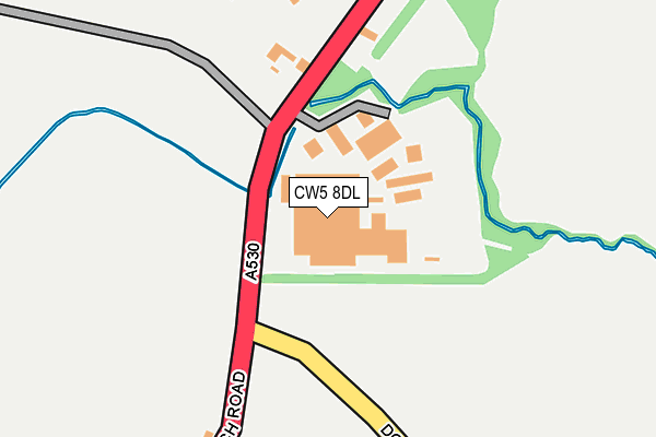 CW5 8DL map - OS OpenMap – Local (Ordnance Survey) CW5 8DL map - OS OpenMap – Local (Ordnance Survey)