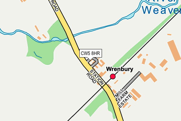 CW5 8HR map - OS OpenMap – Local (Ordnance Survey) CW5 8HR map - OS OpenMap – Local (Ordnance Survey)