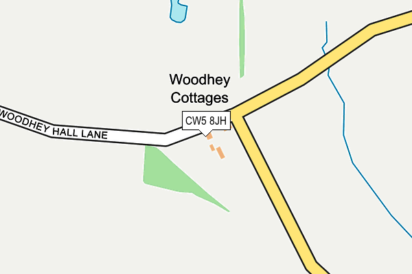 CW5 8JH map - OS OpenMap – Local (Ordnance Survey) CW5 8JH map - OS OpenMap – Local (Ordnance Survey)