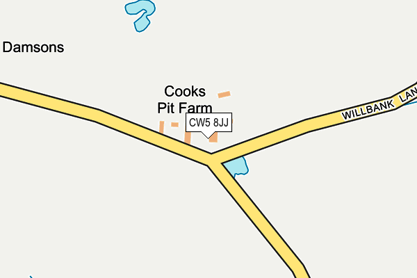 CW5 8JJ map - OS OpenMap – Local (Ordnance Survey) CW5 8JJ map - OS OpenMap – Local (Ordnance Survey)