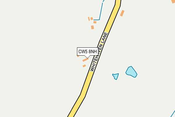 CW5 8NH map - OS OpenMap – Local (Ordnance Survey) CW5 8NH map - OS OpenMap – Local (Ordnance Survey)