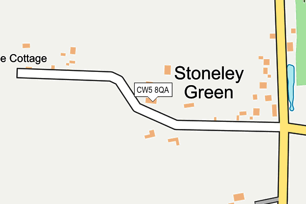 CW5 8QA map - OS OpenMap – Local (Ordnance Survey) CW5 8QA map - OS OpenMap – Local (Ordnance Survey)