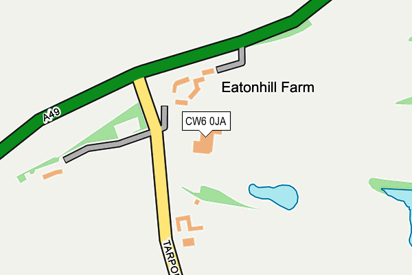 CW6 0JA map - OS OpenMap – Local (Ordnance Survey) CW6 0JA map - OS OpenMap – Local (Ordnance Survey)