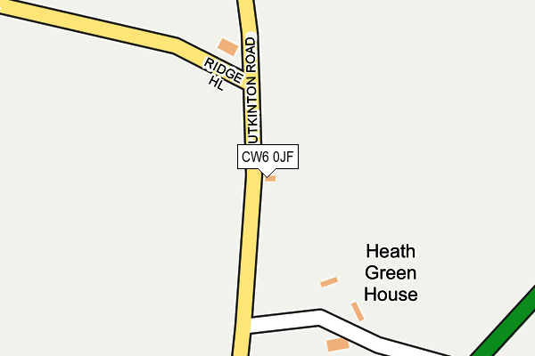 CW6 0JF map - OS OpenMap – Local (Ordnance Survey) CW6 0JF map - OS OpenMap – Local (Ordnance Survey)