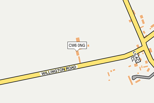 CW6 0NG map - OS OpenMap – Local (Ordnance Survey) CW6 0NG map - OS OpenMap – Local (Ordnance Survey)