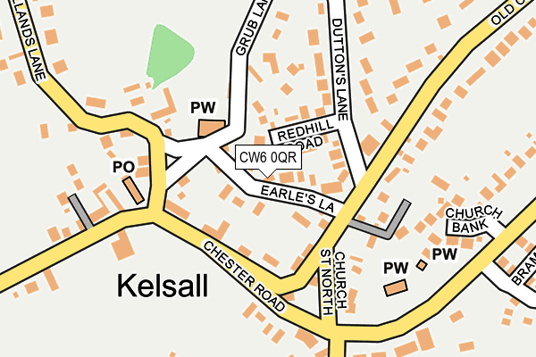 CW6 0QR map - OS OpenMap – Local (Ordnance Survey) CW6 0QR map - OS OpenMap – Local (Ordnance Survey)