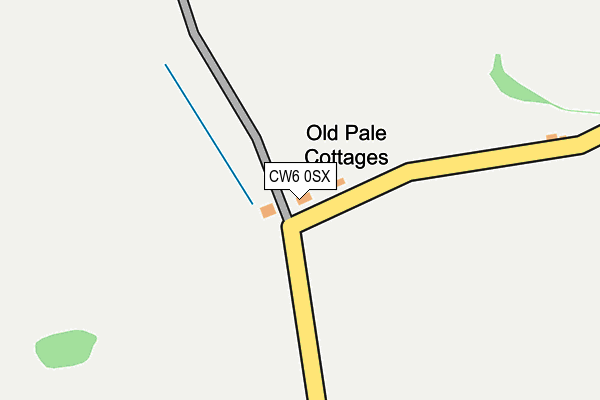 CW6 0SX map - OS OpenMap – Local (Ordnance Survey) CW6 0SX map - OS OpenMap – Local (Ordnance Survey)