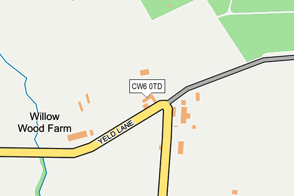 CW6 0TD map - OS OpenMap – Local (Ordnance Survey) CW6 0TD map - OS OpenMap – Local (Ordnance Survey)