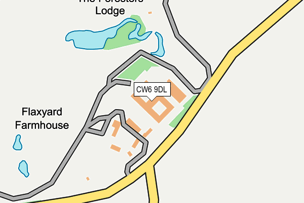 CW6 9DL map - OS OpenMap – Local (Ordnance Survey) CW6 9DL map - OS OpenMap – Local (Ordnance Survey)