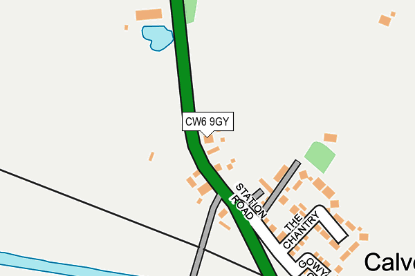 CW6 9GY map - OS OpenMap – Local (Ordnance Survey) CW6 9GY map - OS OpenMap – Local (Ordnance Survey)
