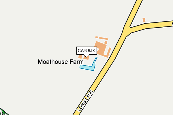 CW6 9JX map - OS OpenMap – Local (Ordnance Survey) CW6 9JX map - OS OpenMap – Local (Ordnance Survey)