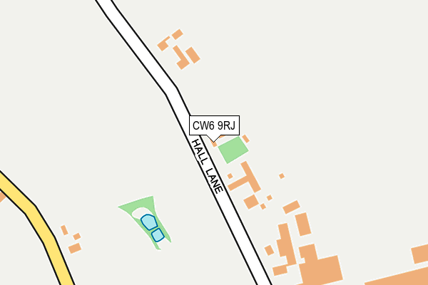 CW6 9RJ map - OS OpenMap – Local (Ordnance Survey) CW6 9RJ map - OS OpenMap – Local (Ordnance Survey)