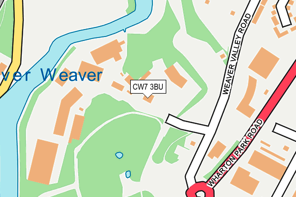 CW7 3BU map - OS OpenMap – Local (Ordnance Survey) CW7 3BU map - OS OpenMap – Local (Ordnance Survey)