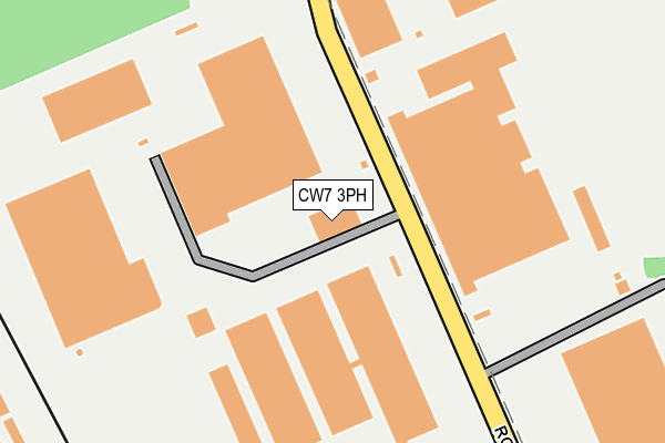 CW7 3PH map - OS OpenMap – Local (Ordnance Survey) CW7 3PH map - OS OpenMap – Local (Ordnance Survey)