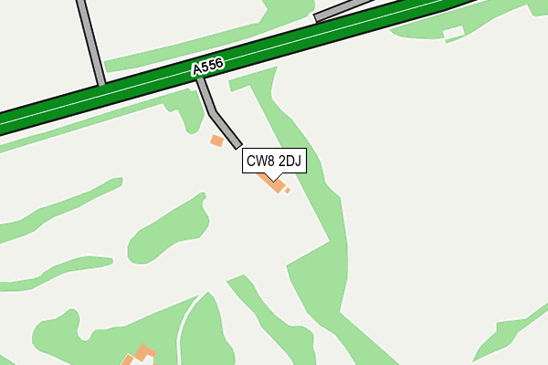 CW8 2DJ map - OS OpenMap – Local (Ordnance Survey) CW8 2DJ map - OS OpenMap – Local (Ordnance Survey)