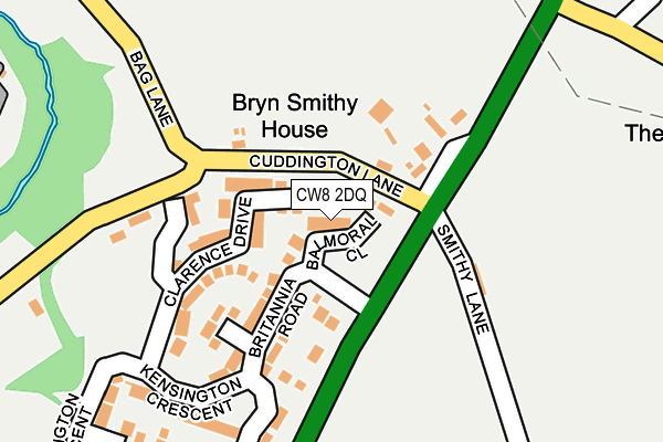 CW8 2DQ map - OS OpenMap – Local (Ordnance Survey) CW8 2DQ map - OS OpenMap – Local (Ordnance Survey)