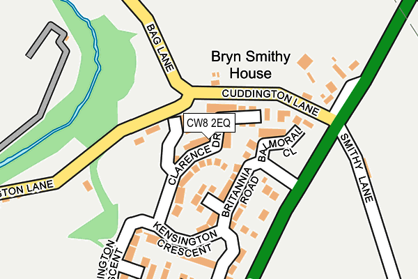 CW8 2EQ map - OS OpenMap – Local (Ordnance Survey) CW8 2EQ map - OS OpenMap – Local (Ordnance Survey)