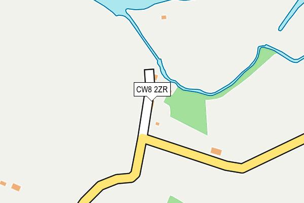 CW8 2ZR map - OS OpenMap – Local (Ordnance Survey) CW8 2ZR map - OS OpenMap – Local (Ordnance Survey)