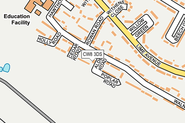 CW8 3DS map - OS OpenMap – Local (Ordnance Survey) CW8 3DS map - OS OpenMap – Local (Ordnance Survey)