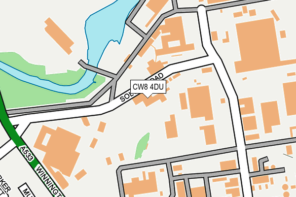CW8 4DU map - OS OpenMap – Local (Ordnance Survey) CW8 4DU map - OS OpenMap – Local (Ordnance Survey)