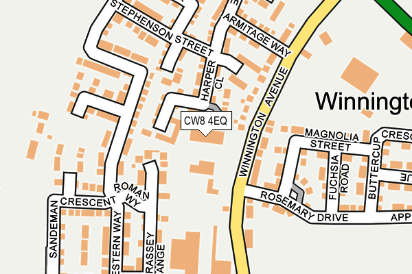 CW8 4EQ map - OS OpenMap – Local (Ordnance Survey) CW8 4EQ map - OS OpenMap – Local (Ordnance Survey)