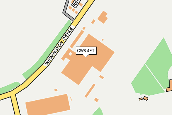 CW8 4FT map - OS OpenMap – Local (Ordnance Survey) CW8 4FT map - OS OpenMap – Local (Ordnance Survey)