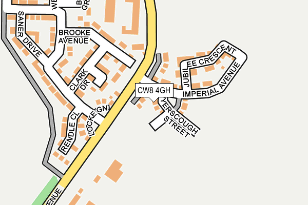 CW8 4GH map - OS OpenMap – Local (Ordnance Survey) CW8 4GH map - OS OpenMap – Local (Ordnance Survey)