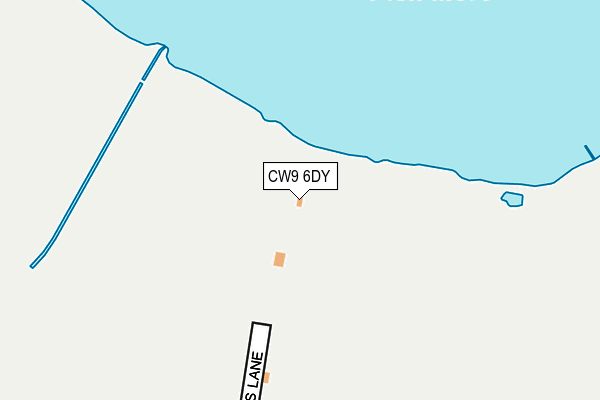 CW9 6DY map - OS OpenMap – Local (Ordnance Survey) CW9 6DY map - OS OpenMap – Local (Ordnance Survey)