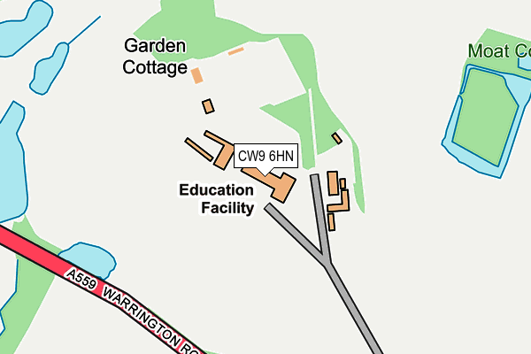 CW9 6HN map - OS OpenMap – Local (Ordnance Survey) CW9 6HN map - OS OpenMap – Local (Ordnance Survey)