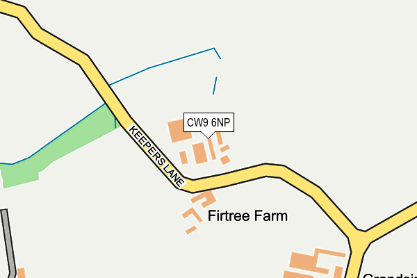 CW9 6NP map - OS OpenMap – Local (Ordnance Survey) CW9 6NP map - OS OpenMap – Local (Ordnance Survey)