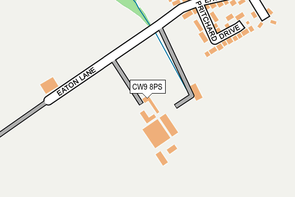 CW9 8PS map - OS OpenMap – Local (Ordnance Survey) CW9 8PS map - OS OpenMap – Local (Ordnance Survey)