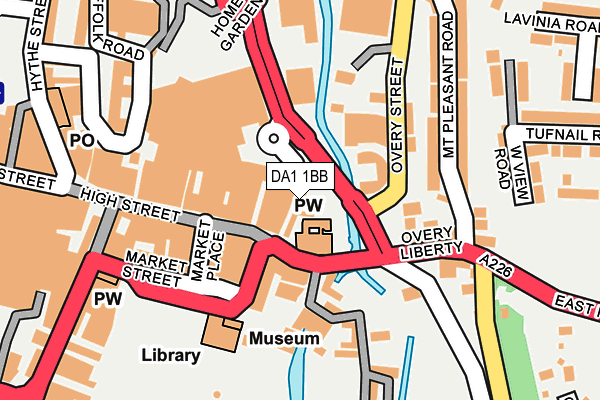 DA1 1BB map - OS OpenMap – Local (Ordnance Survey) DA1 1BB map - OS OpenMap – Local (Ordnance Survey)