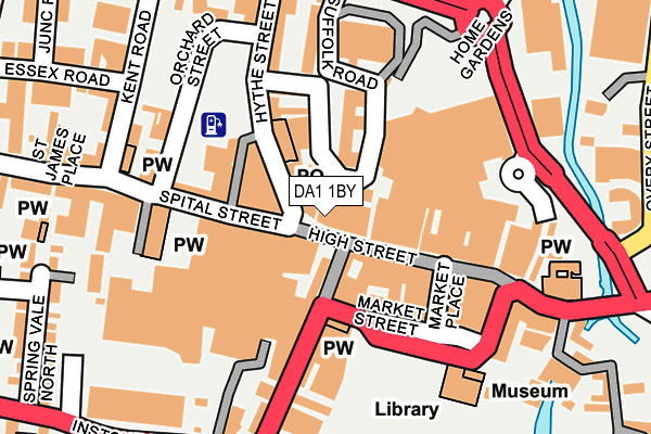 DA1 1BY map - OS OpenMap – Local (Ordnance Survey) DA1 1BY map - OS OpenMap – Local (Ordnance Survey)