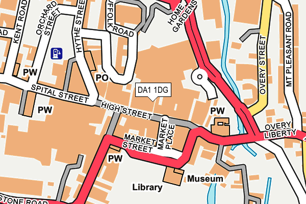 DA1 1DG map - OS OpenMap – Local (Ordnance Survey) DA1 1DG map - OS OpenMap – Local (Ordnance Survey)