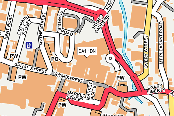 DA1 1DN map - OS OpenMap – Local (Ordnance Survey) DA1 1DN map - OS OpenMap – Local (Ordnance Survey)