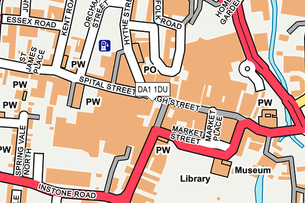 DA1 1DU map - OS OpenMap – Local (Ordnance Survey) DA1 1DU map - OS OpenMap – Local (Ordnance Survey)